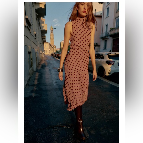 floral midi dress blue Light Toile V-Neck Color:Rust Red Boho evening semi formal attire,www.npssonipat.com